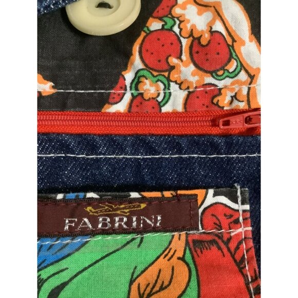 Vintage Teenage Mutant Ninja Turtles Denim Backpack 1991 - 16’’X13’’. Fabrini - Picture 7 of 16